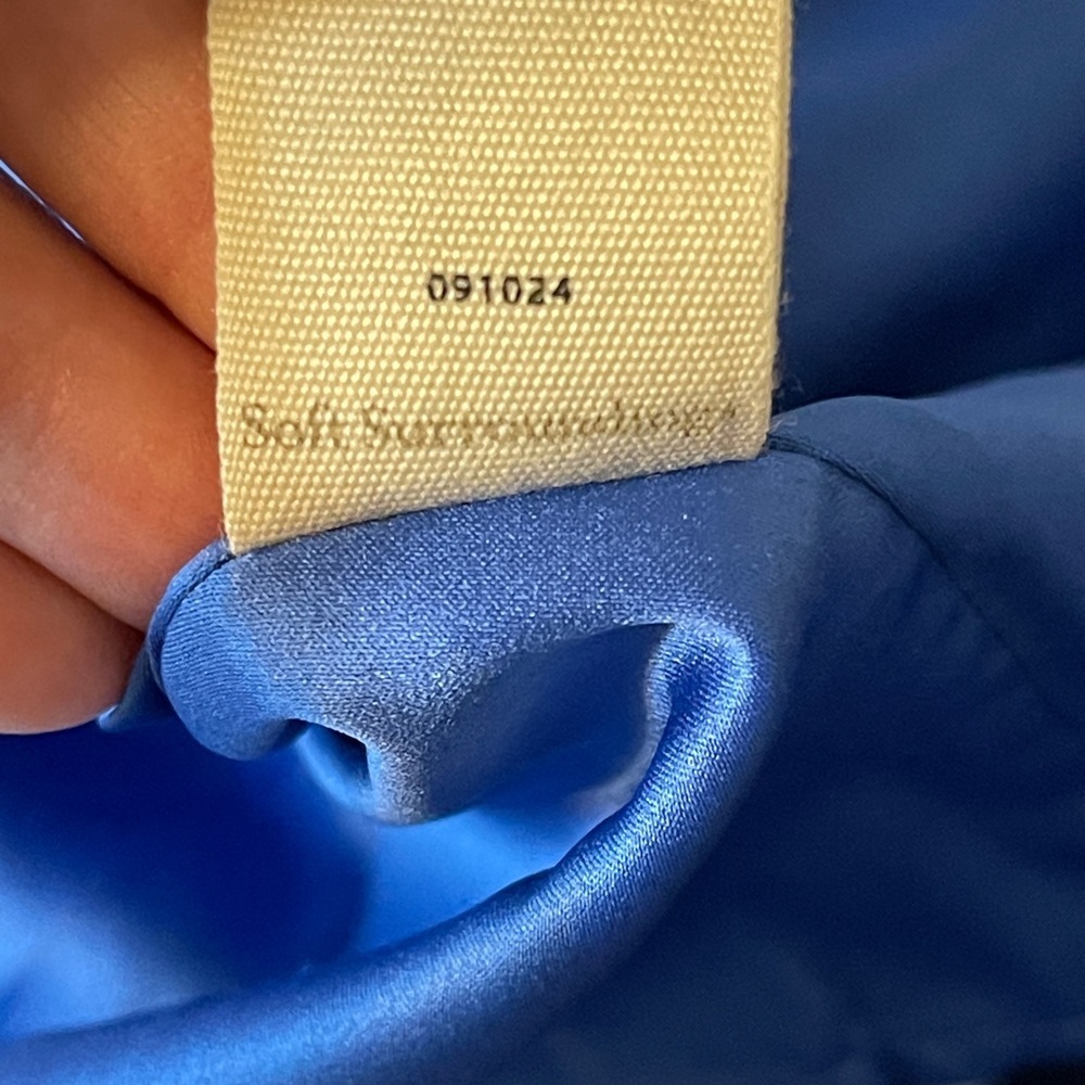 Soft Surroundings Sapphire Blue Velvet Burnout Vanetta Top Artsy Boho XL - Picture 9 of 12